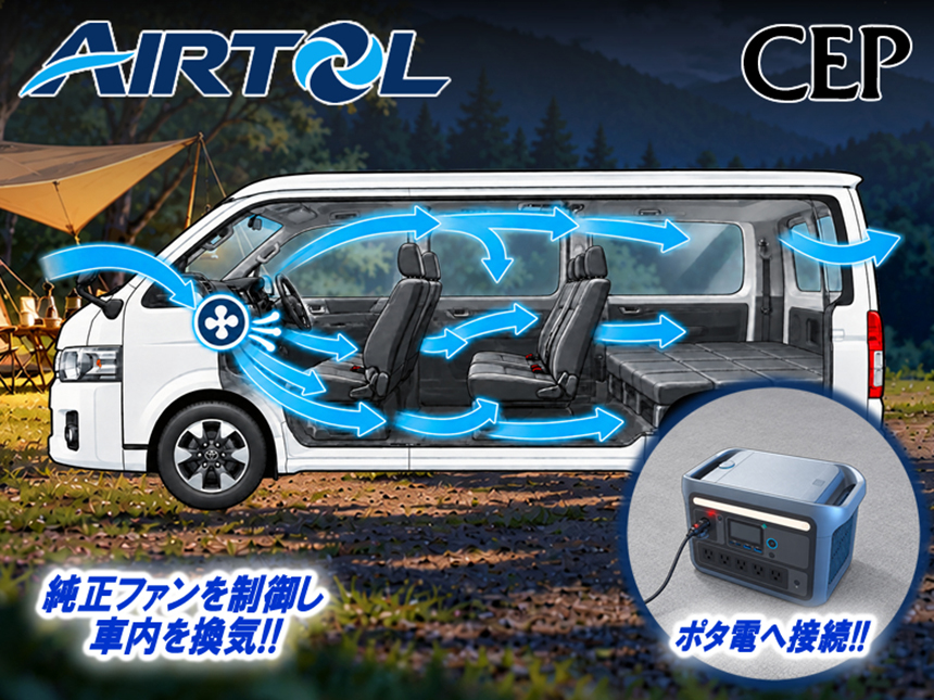 ハイエース用 純正ファンコントローラ エアトル
