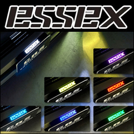 ハイエース用 ESSEX ナンバーステー ミラクルイルミLEDプレートを販売
