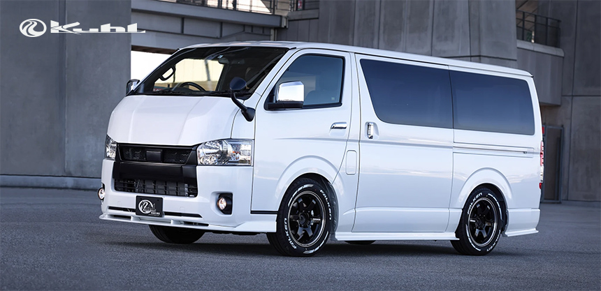 ハイエース 4型~現行モデル 標準ボディー用 サイドステップ KUHL RACING