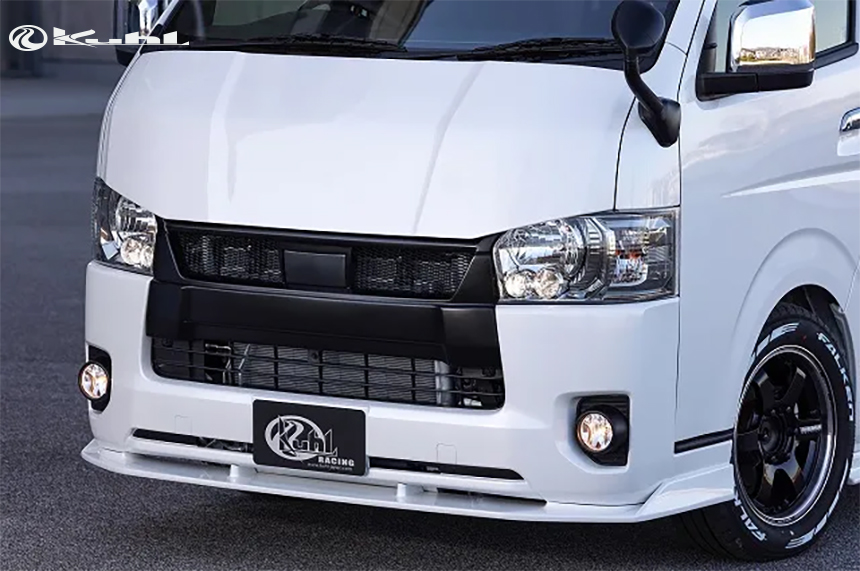 ハイエース 4型~現行モデル 標準ボディー用 フロントグリル KUHL RACING