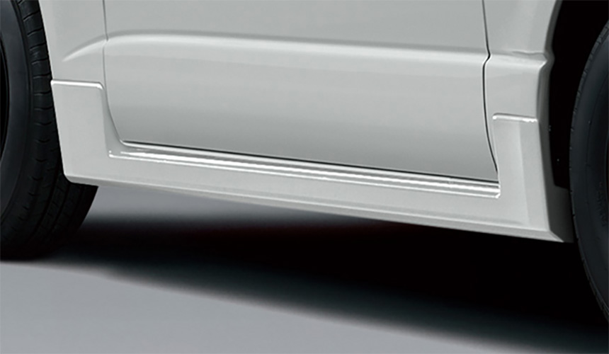 ハイエース 4型～現行モデル 標準ボディー用 モデリスタ サイド