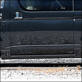 ハイエース 4型～現行モデル 標準ボディー用 モデリスタ サイド