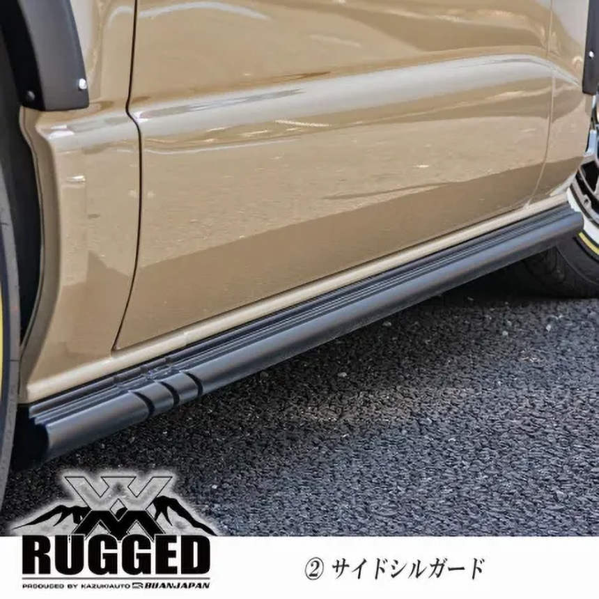 ハイエース 4型～現行モデル ワイドボディー用 RUGGED XX エアロ4点