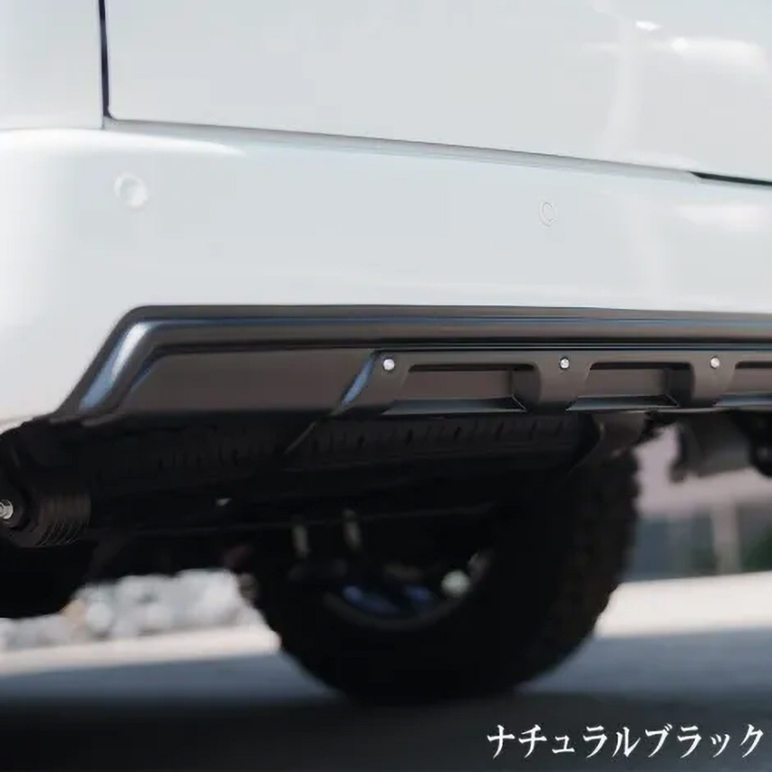 ハイエース ワイドボディ用 RUGGED XX リアバンパーディフェンダー用