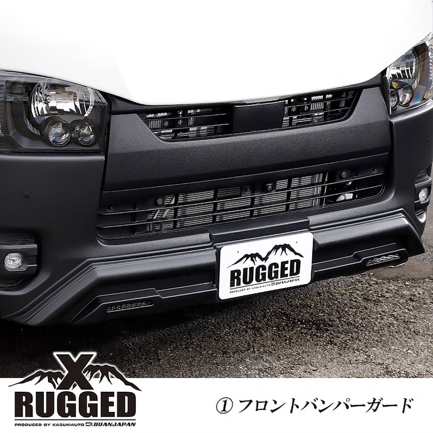 ハイエース RUGGED X フロントバンパーガード