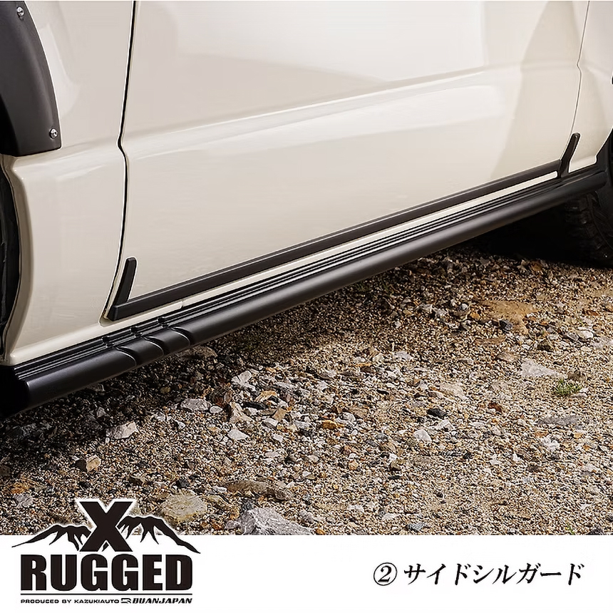 ハイエース 4型～現行モデル 標準ボディー用 RUGGED X エアロ4点
