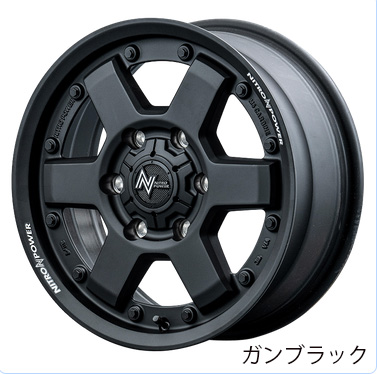 ハイエース ナイトロパワー M6 カービン 16インチホイール