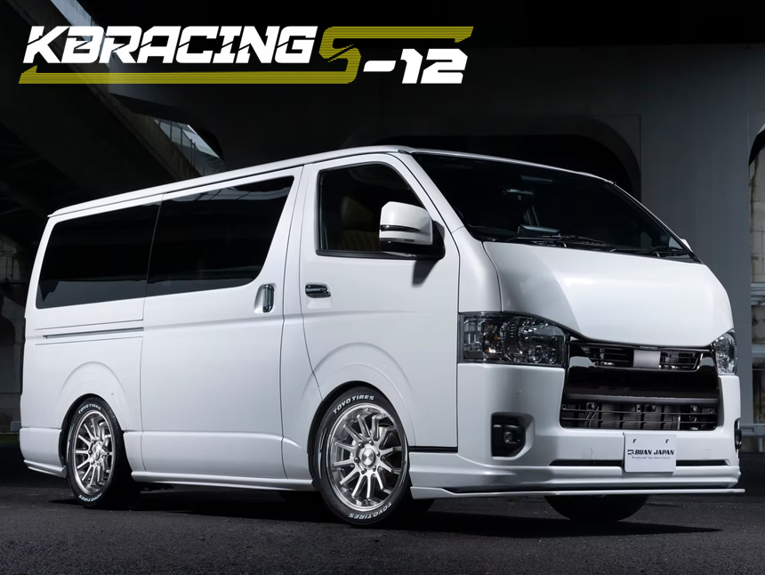 ハイエース  KB RACING S-12 18インチホイール＆タイヤセット