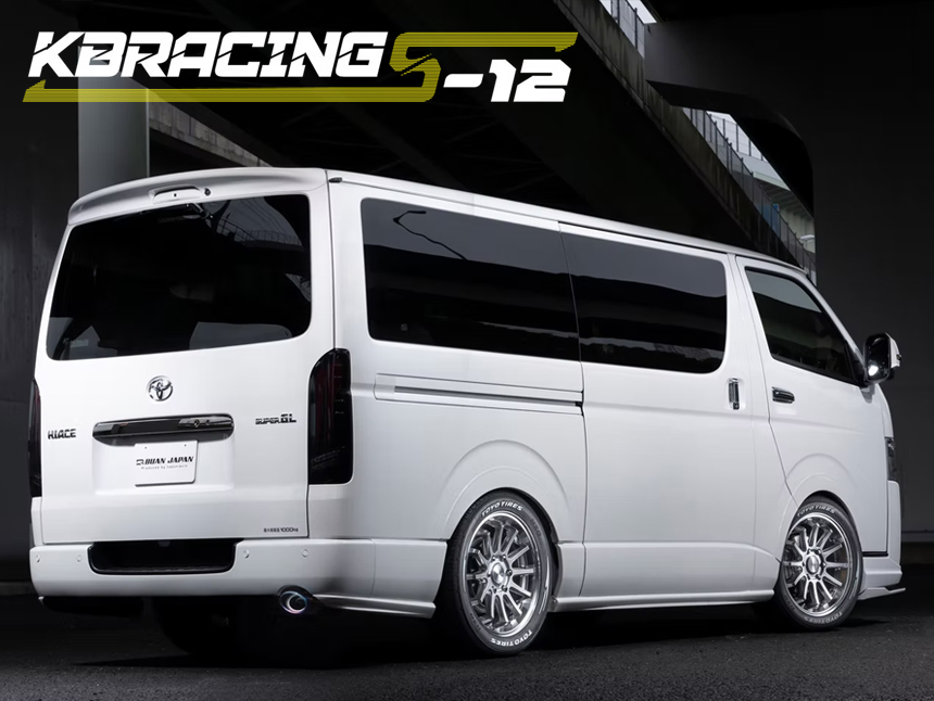ハイエース  KB RACING S-12 18インチホイール＆タイヤセット