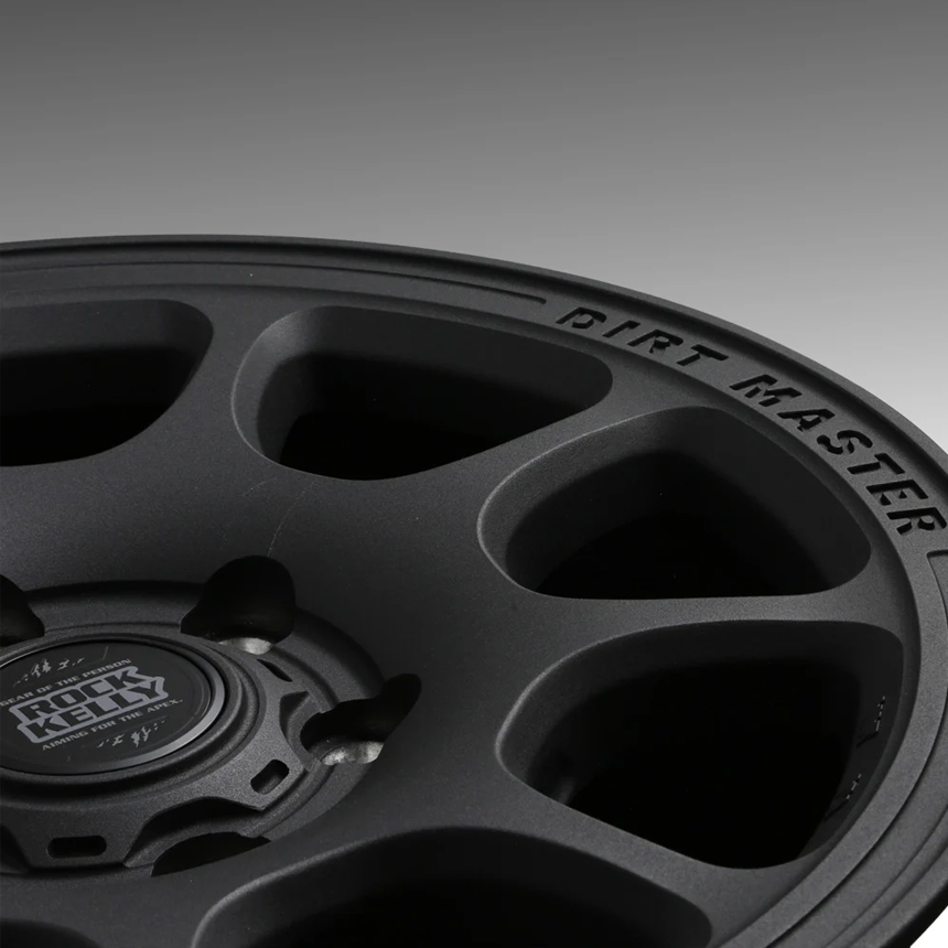 ハイエース  ロックケリー ダートマスター 17インチホイール＆タイヤセット