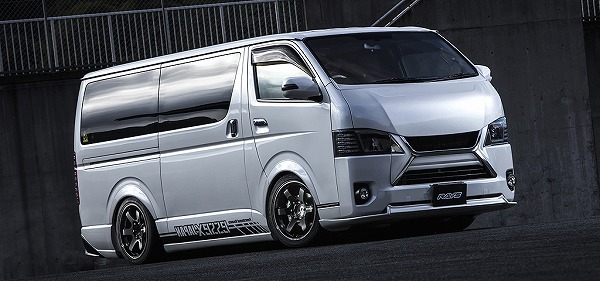 ハイエース用 ボルク TE37SB(プレスドダブルブラック)17インチホイール&タイヤセット