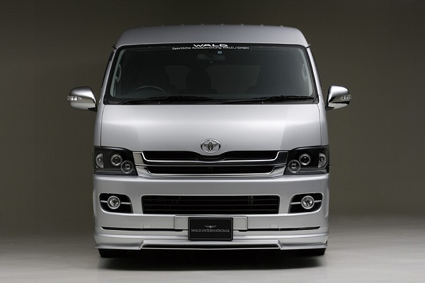 1・2型ハイエース ワイドボディー用 WALD フロントスポイラーVer2を