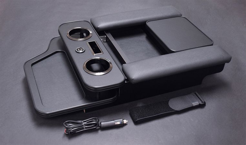 ハイエース　DX専用　フロントセンタードリンクホルダーV2(USB充電付)