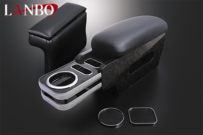 ハイエース ワイドボディー用 LANBO プレミアムアームレストセット