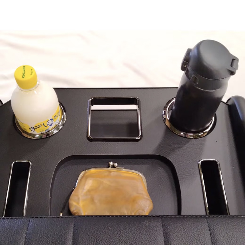 ハイエース ワイドボディー用 CRAFTSMAN センターコンソール ドリンクホルダー付き