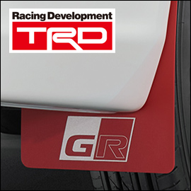 TRD ハイエース 200系 全車用 TRD マッドフラップ (ブラック