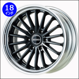 ハイエース ESSEX EF 18インチホイール(2ピース)＆タイヤセット