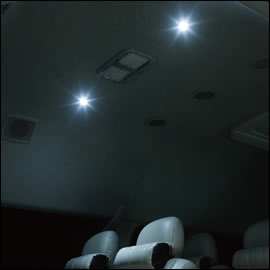 ハイエース LEGANCE 汎用LEDダウンライトを販売。 カスタム