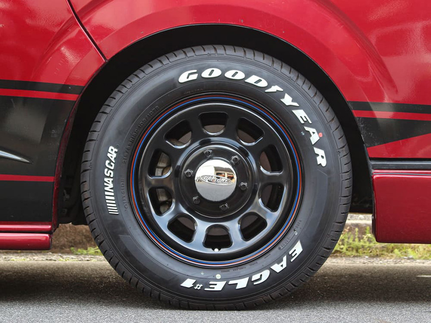 美品 16インチ メッキ デイトナ ホイール ハイエース スタッドレス DAYTONA（車） デイトナ 16インチ ホイール 16×6.5 +38 6H 139.7